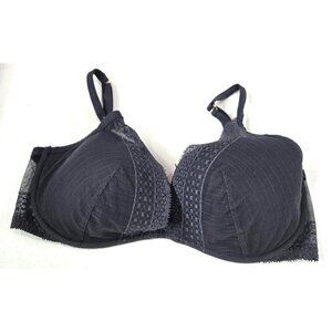 Victorias Secret 36DD Bra Black Incredible Plunge Underwire Back Closure